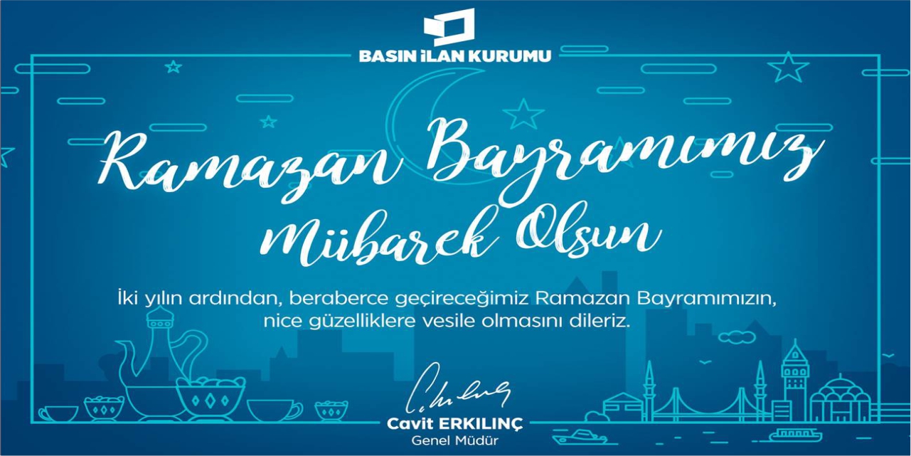 BİK Genel Müdürü Cavit Erkılınç'ın Bayram Tebriği
