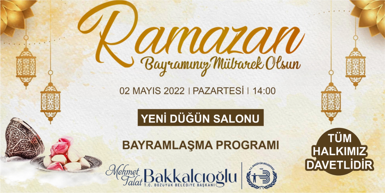 Bozüyük Belediye Başkanlığı  Bayram Tebriği