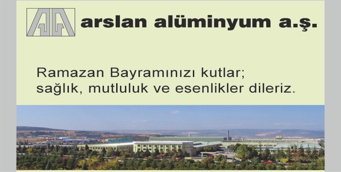 Arslan Alüminyum Bayram Tebriği