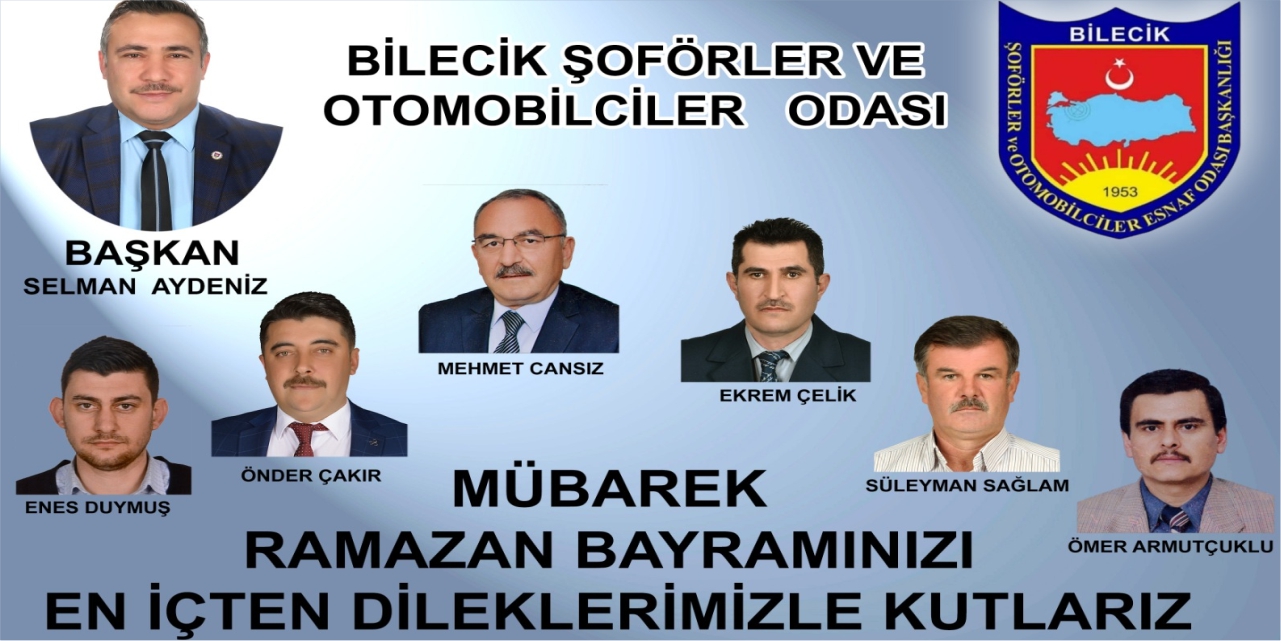 Bilecik Şoförler ve Otomobilciler Odası Bayram Tebriği