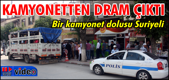 KAMYONETTEN DRAM ÇIKTI