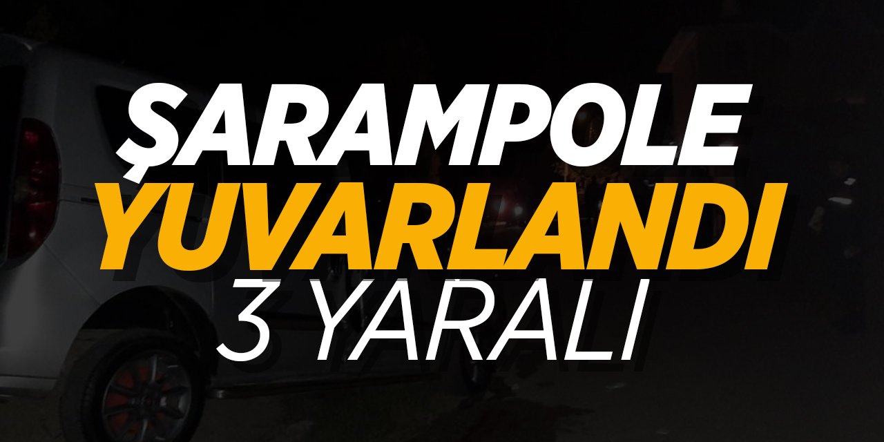 Bilecik'te Kaza! Şarampole yuvarlandı 3 yaralı