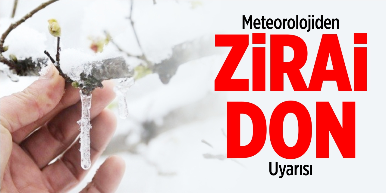 Metetorolojiden zirai don uyarısı