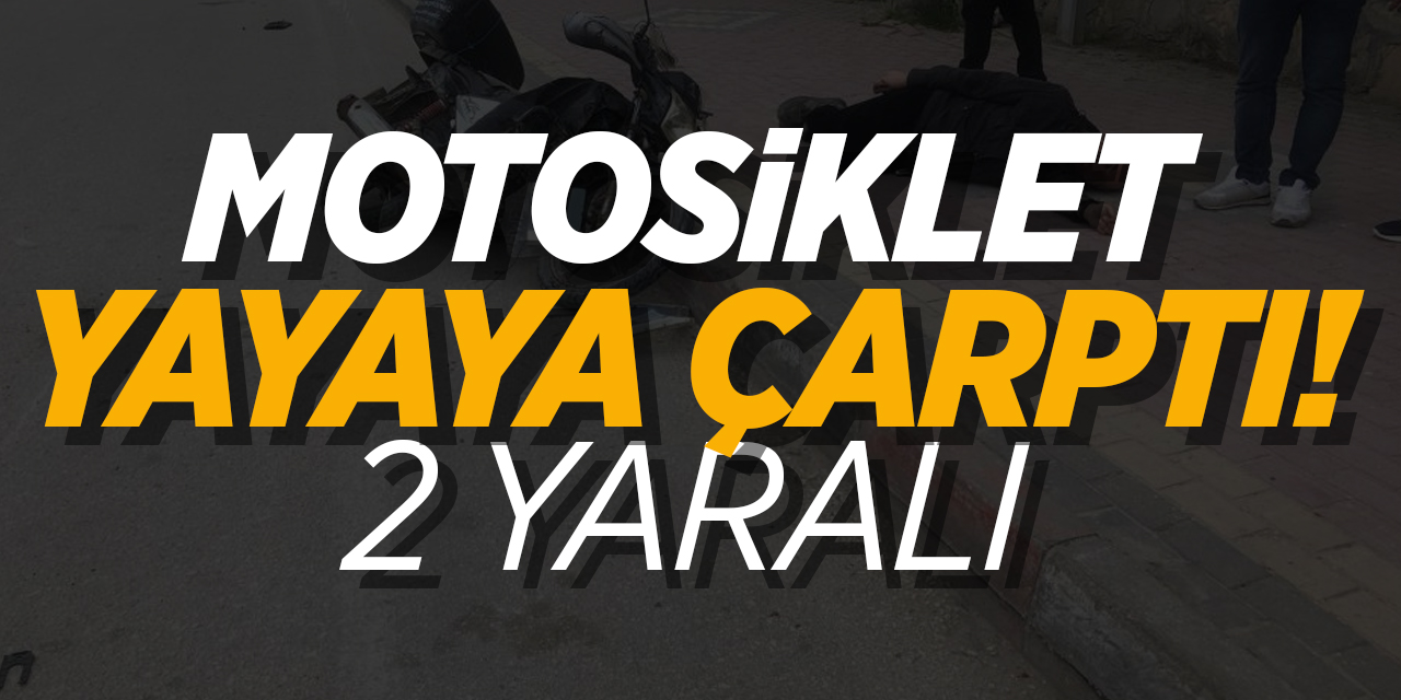 Bilecik'te motosiklet yayaya çarptı 2 yaralı