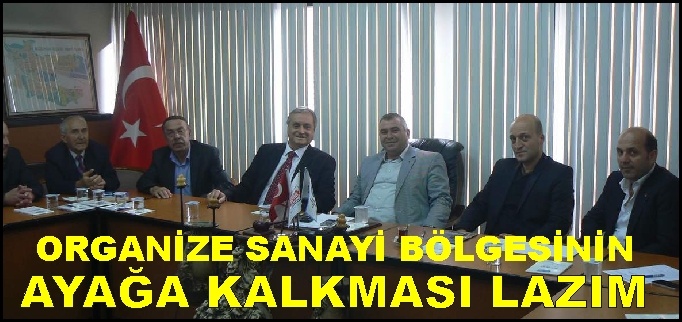 ORGANİZE SANAYİ BÖLGESİNİN AYAĞA KALKMASI LAZIM