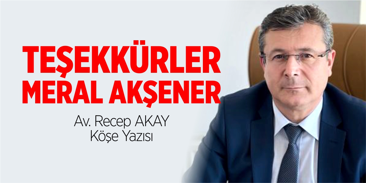 Teşekkürler Meral Akşener