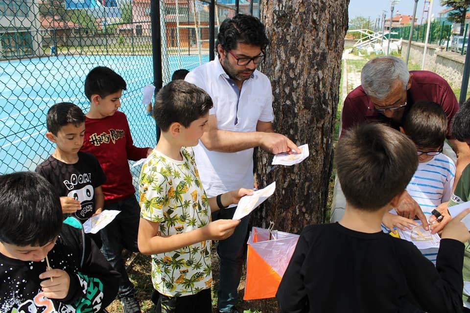 Öğrencilere oryanting sporunun tanıtımı yapıldı