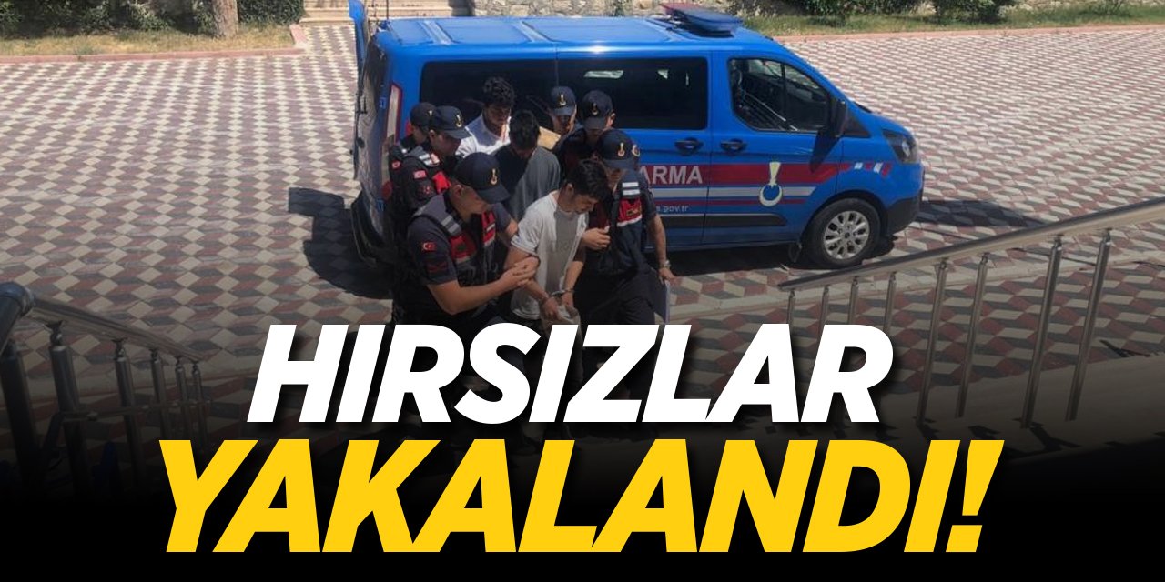 Hırsızlar yakalandı!