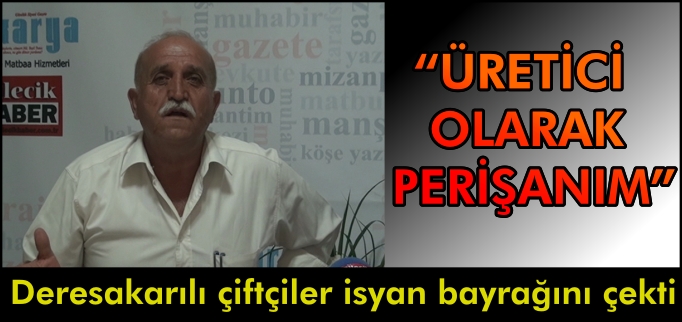 "ÜRETİCİ OLARAK PERİŞANIM"
