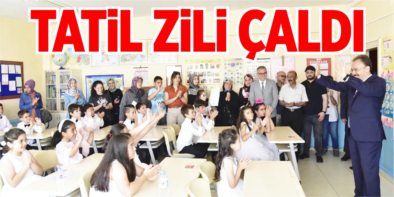 Tatil zili çaldı