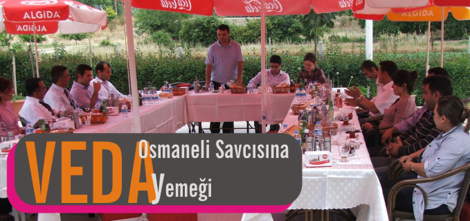 OSMANELİ SAVCISINA VEDA YEMEĞİ