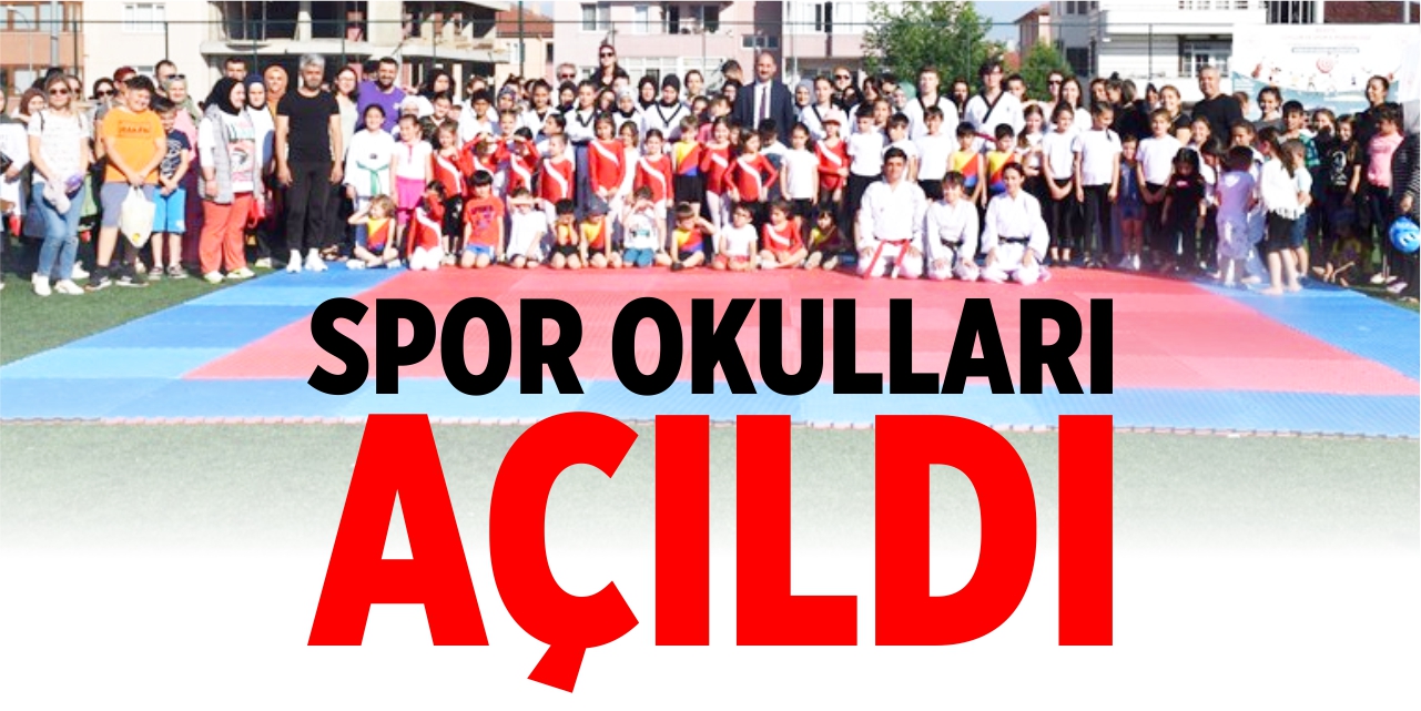 Spor okulları açıldı