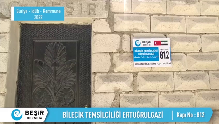 Beşir Derneği, İdlib'te briket ev yaptırdı