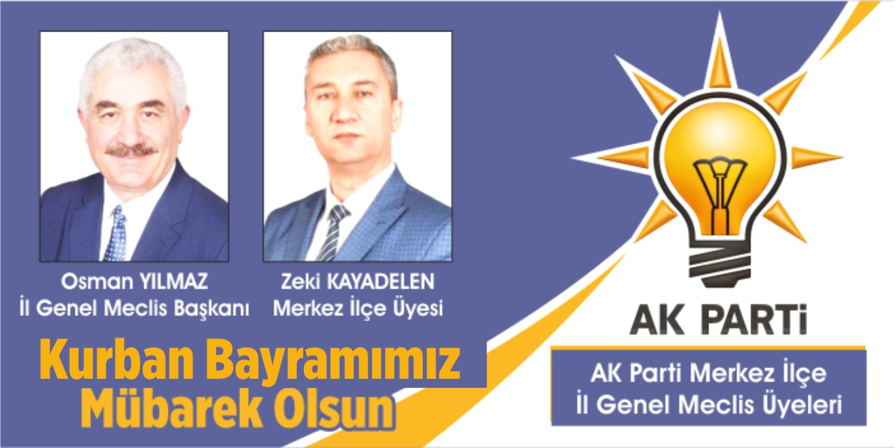 AK Parti Merkez İlçe İl Genel Meclis Üyeleri Bayram Tebriği