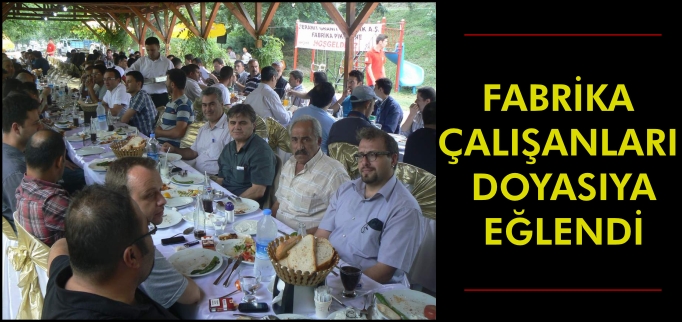 SERANİT ÇALIŞANLARI, FABRİKA PİKNİĞİNDE DOYASIYA EĞLENDİ