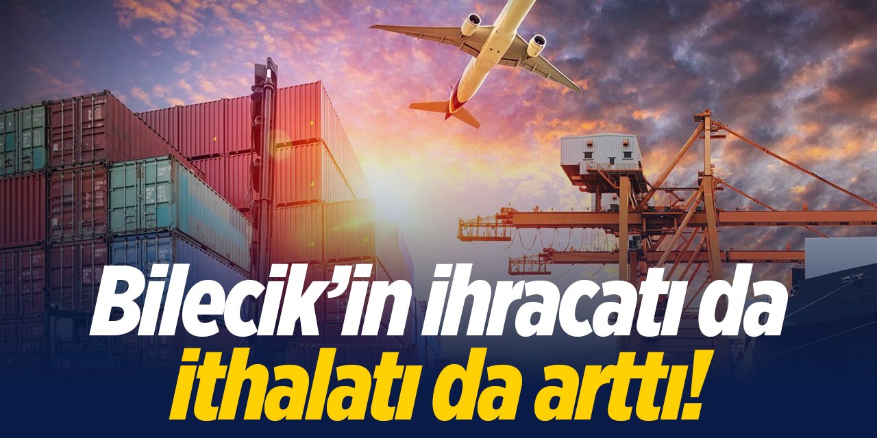 Bilecik'in ihracatı da ithalatı da arttı