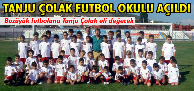 TANJU ÇOLAK FUTBOL OKULU AÇILDI