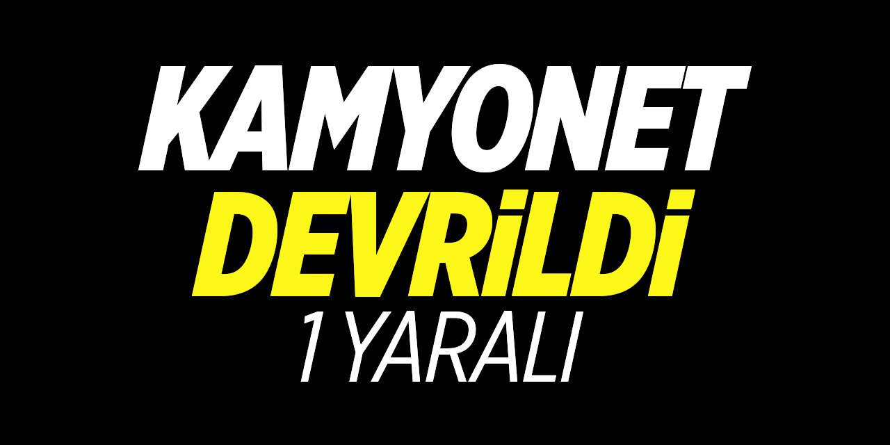 Bilecik'te Kamyonet Devrildi 1 Yaralı