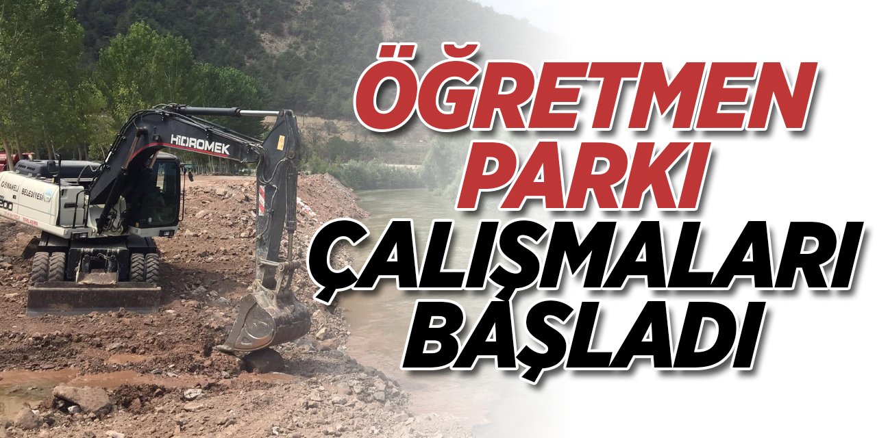 Öğretmenler Parkı çalışmaları başladı