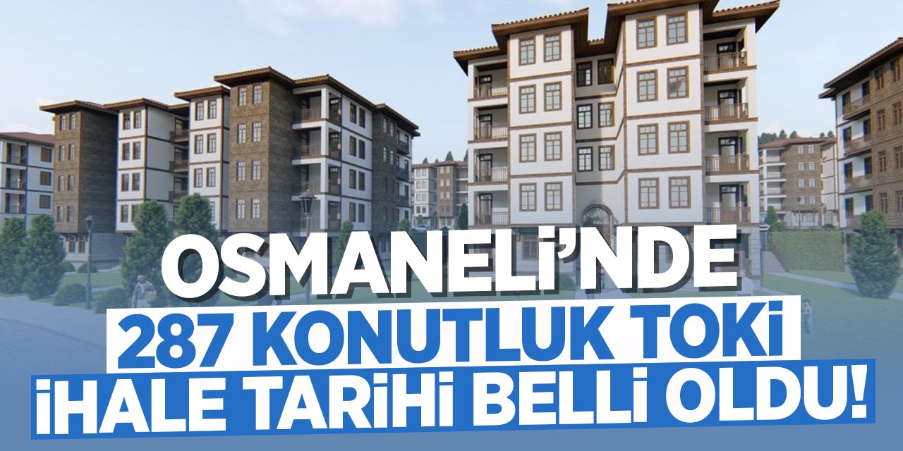 TOKİ'lerin ihale tarihi belli oldu!