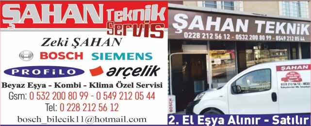 ŞAHAN TEKNİK SERVİS
