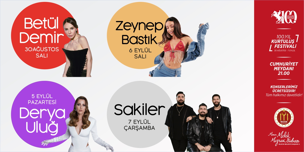 Bilecik Belediyesi "100. Yıl Kurtuluş Festivali"