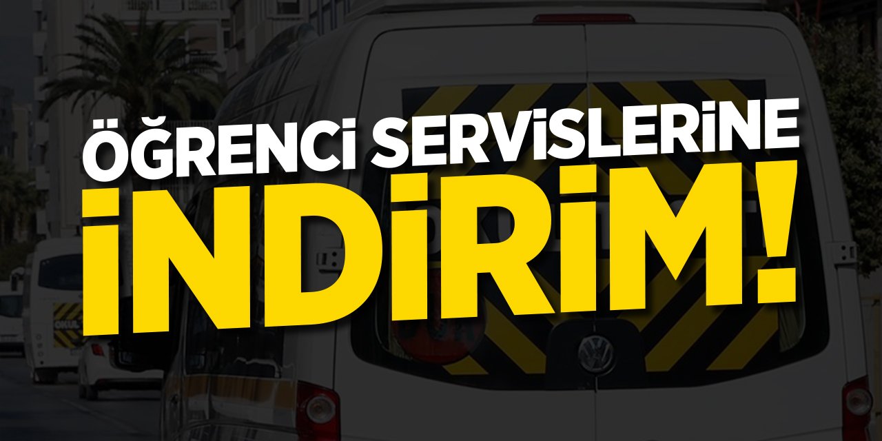 Öğrenci servislerine indirim!