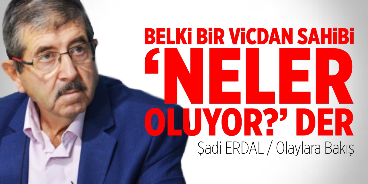 Belki bir vicdan sahibi “Neler oluyor?” der