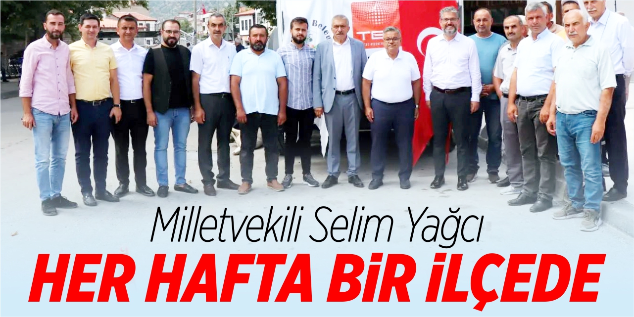 Mv. Yağcı, her hafta bir ilçede