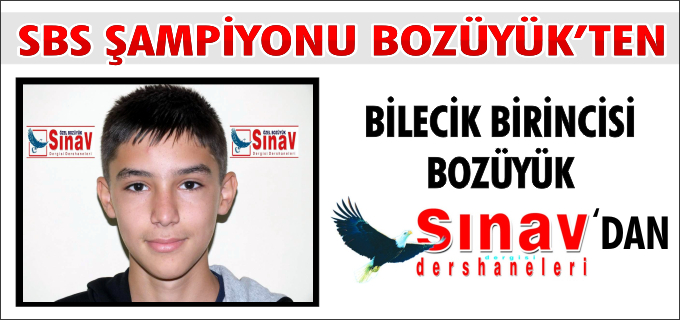 SBS ŞAMPİYONU BOZÜYÜK’TEN