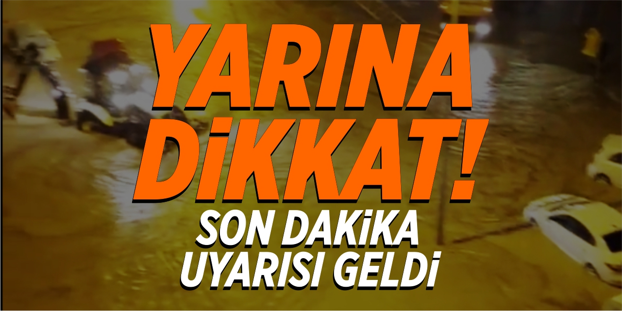 Şiddetli yağış uyarısı