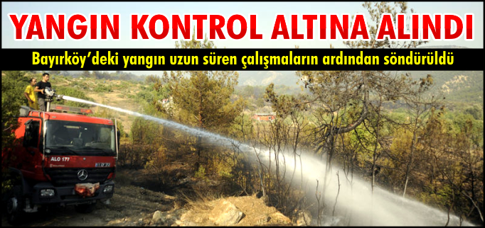 YANGIN KONTROL ALTINA ALINDI