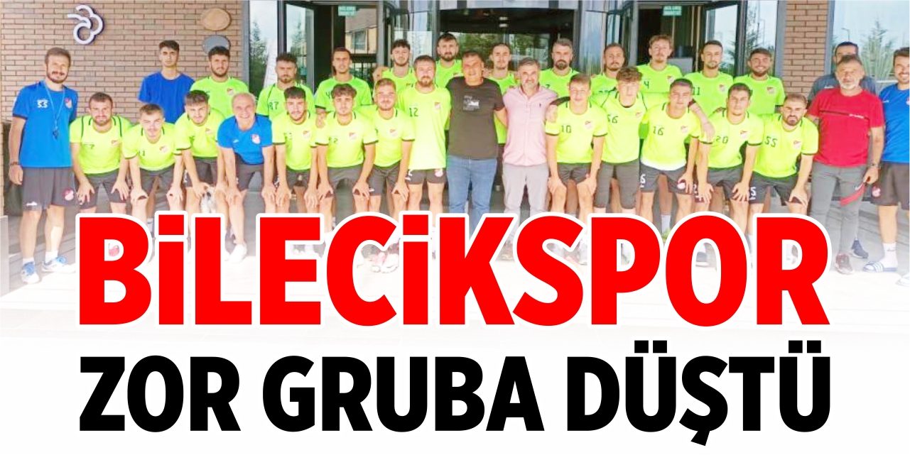 Bilecik 1969 Spor Kulübü zorlu gruba düştü