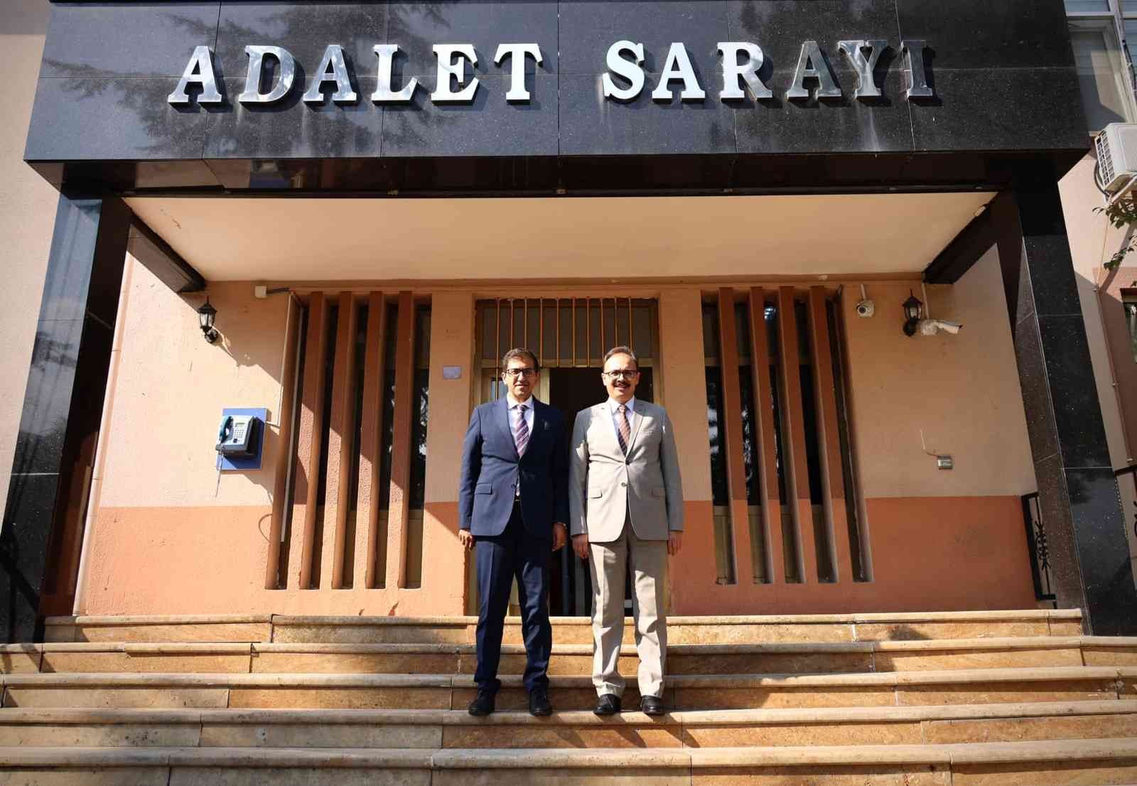 Vali Kızılkaya, Başsavcı Olgun ile bir araya geldi