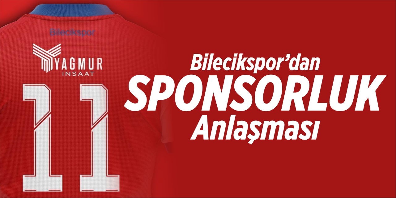 Bilecikspor’dan sponsorluk anlaşması