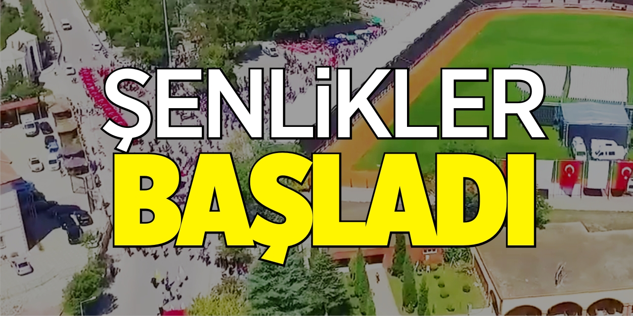 Şenlikler başladı