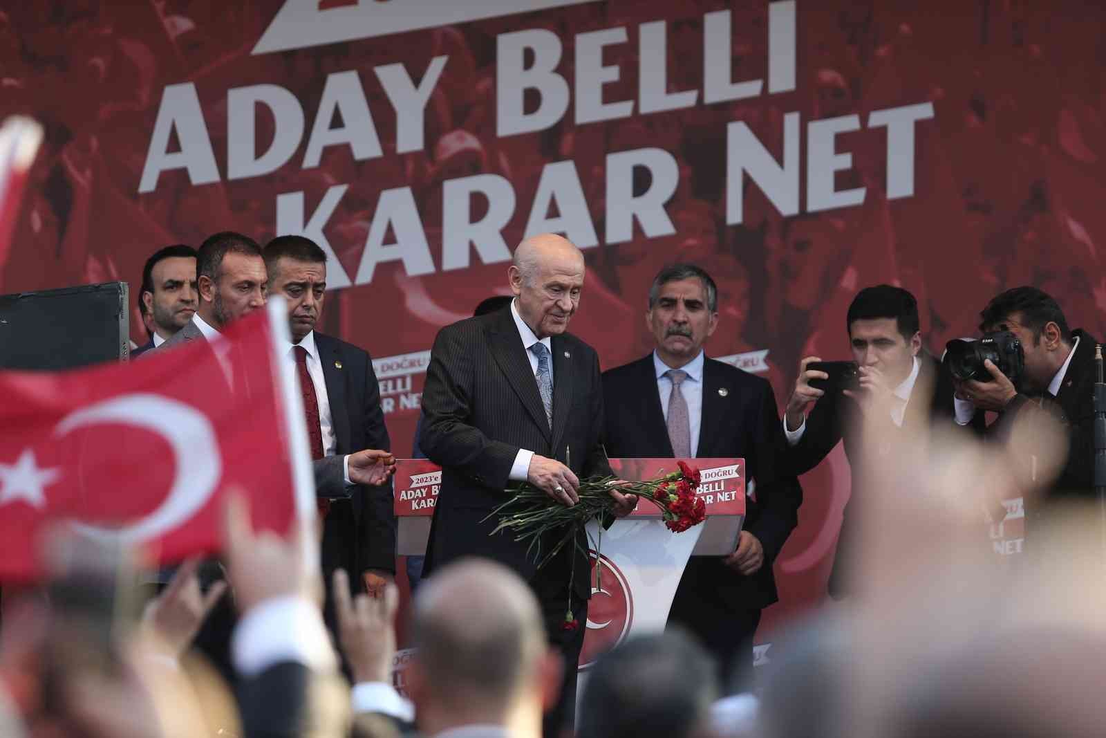 MHP Lideri Bahçeli: “HDP ile koalisyon kurmak PKK’ya bakanlık vermektir”