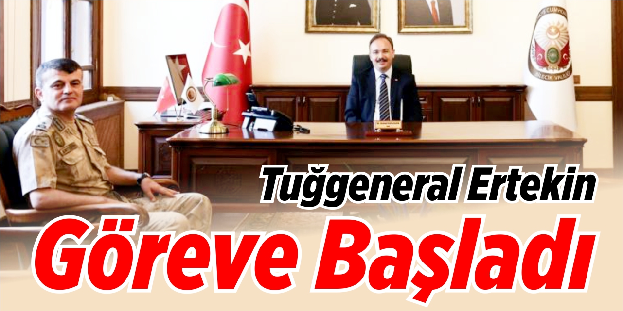 Tuğgeneral Uğur Ertekin göreve başladı