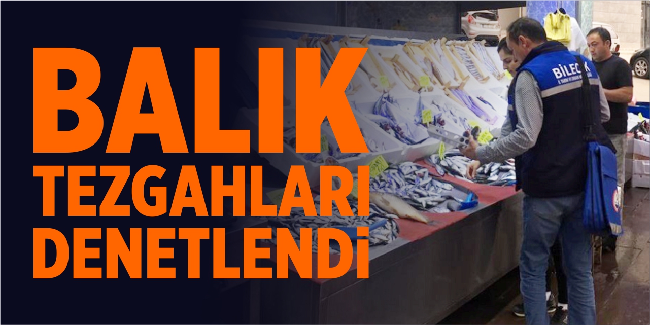Balık tezgahları denetlendi