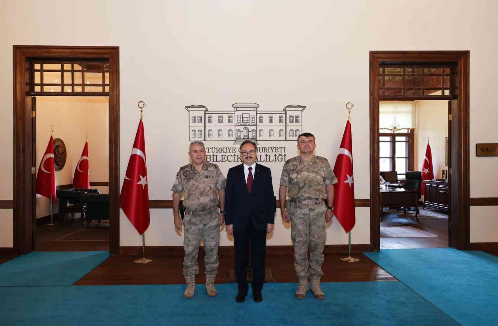 Jandarma Genel Komutan Yardımcısı Korgeneral Kurtoğlu Bilecik’e geldi