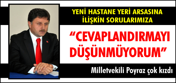 "CEVAPLANDIRMAYI DÜŞÜNMÜYORUM"