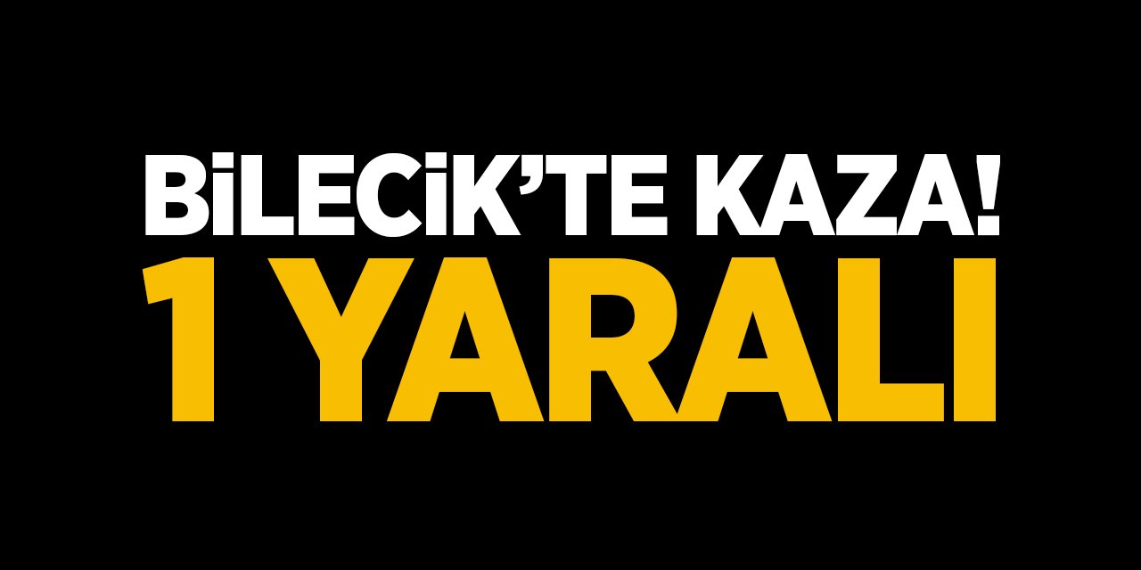 Bilecik'te trafik kazası: 1 Yaralı