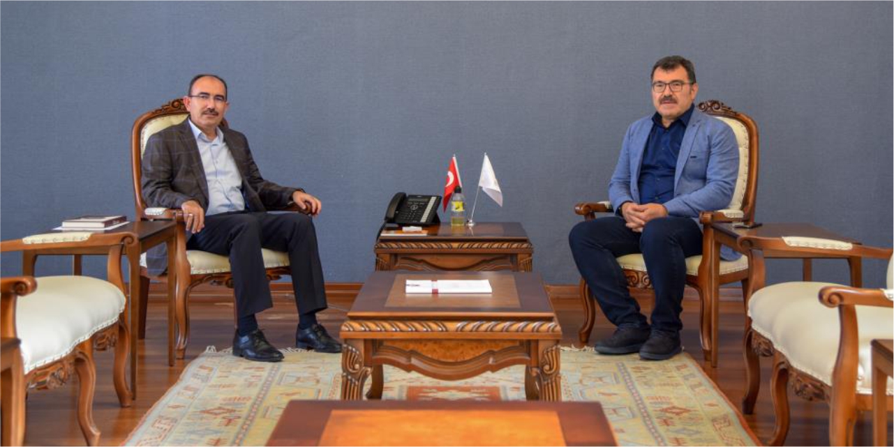 TÜBİTAK Başkanı Mandal'dan Rektör Beydemir'e ziyaret