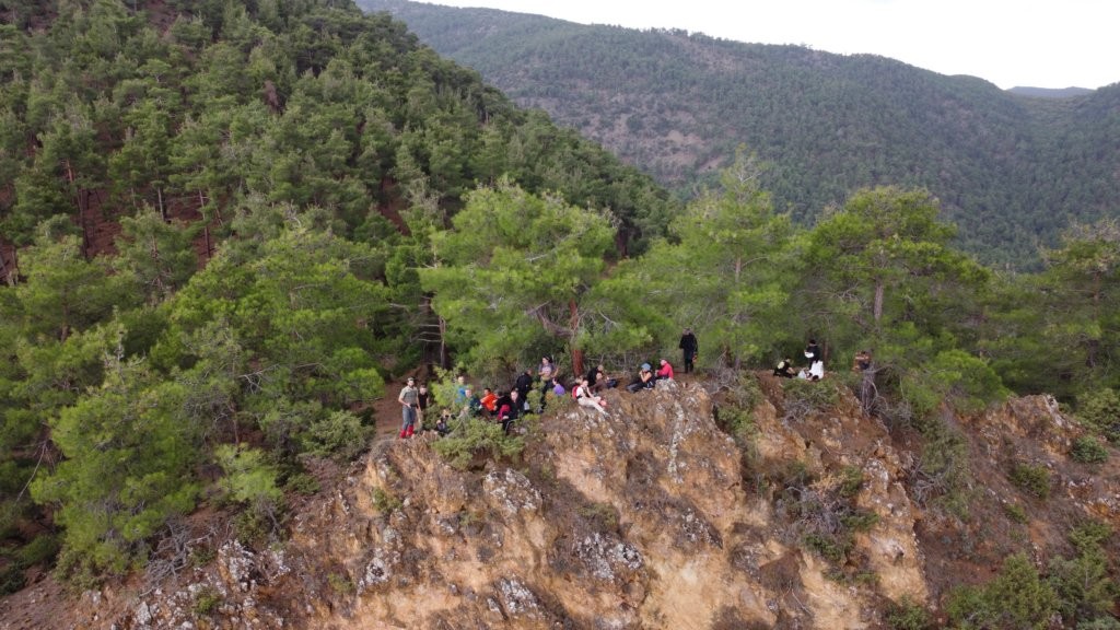 18 kilometrelik zorlu doğa yürüyüşü