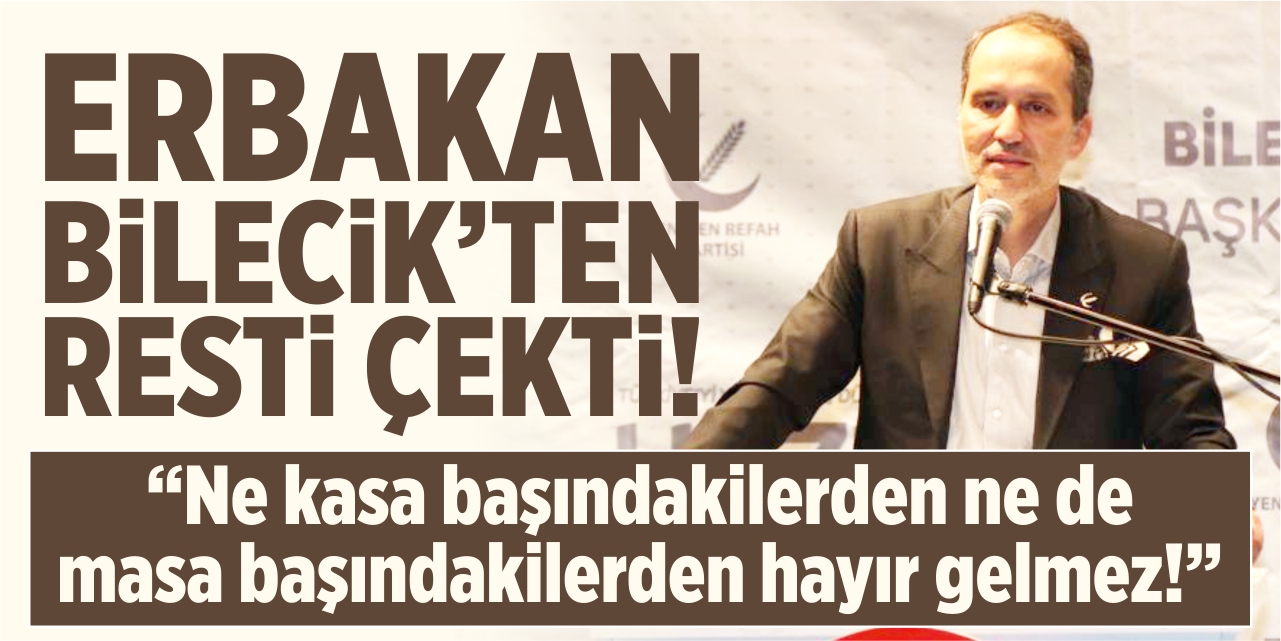 “Ne kasa başındakilerden ne de masa başındakilerden hayır gelmez!”