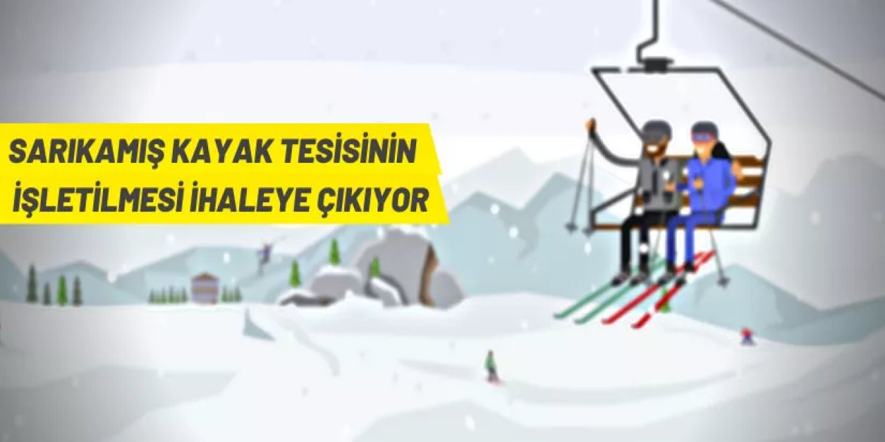 Kayak tesisi işletme ihalesine davet