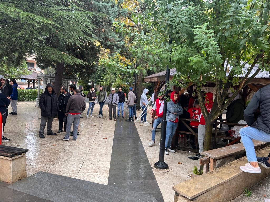 Taraftarların otobüs isyanı
