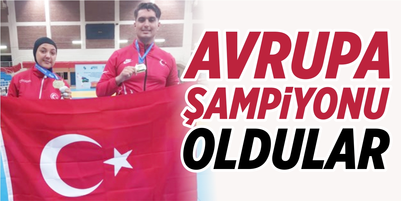 Avrupa şampiyonu oldular