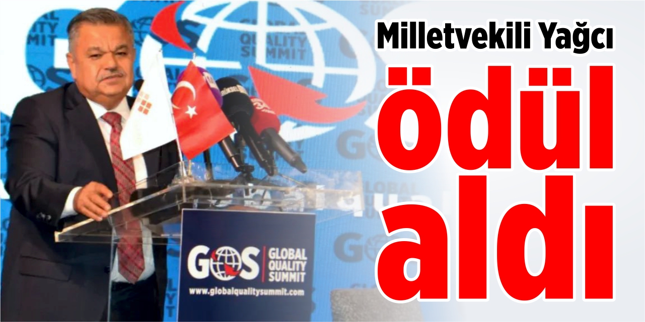 Milletvekili Yağcı ödül aldı