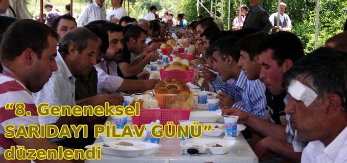 "8. GELENEKSEL SARIDAYI PİLAV GÜNÜ"DÜZENLENDİ